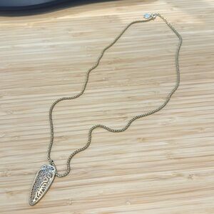 Kendra Scott long necklace - gold